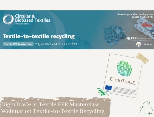 DigInTraCe at Textile EPR Masterclass Webinar on Textile-to-Textile Recycling